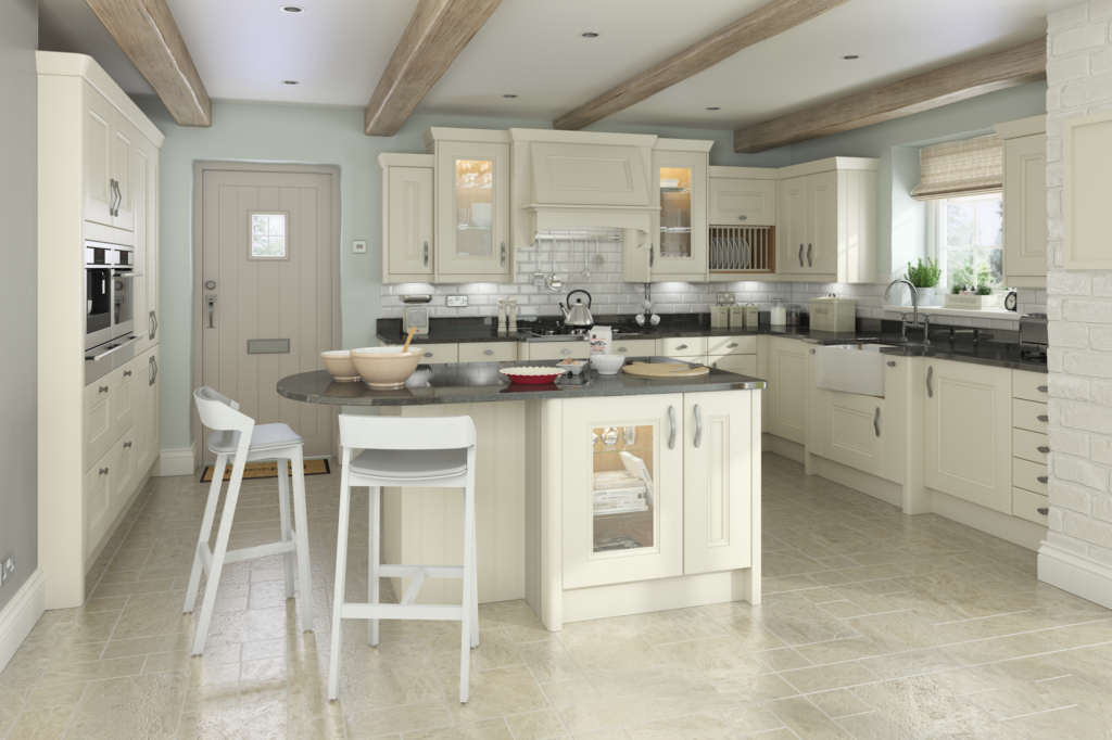 traditional kitchens - painted oak kitchen