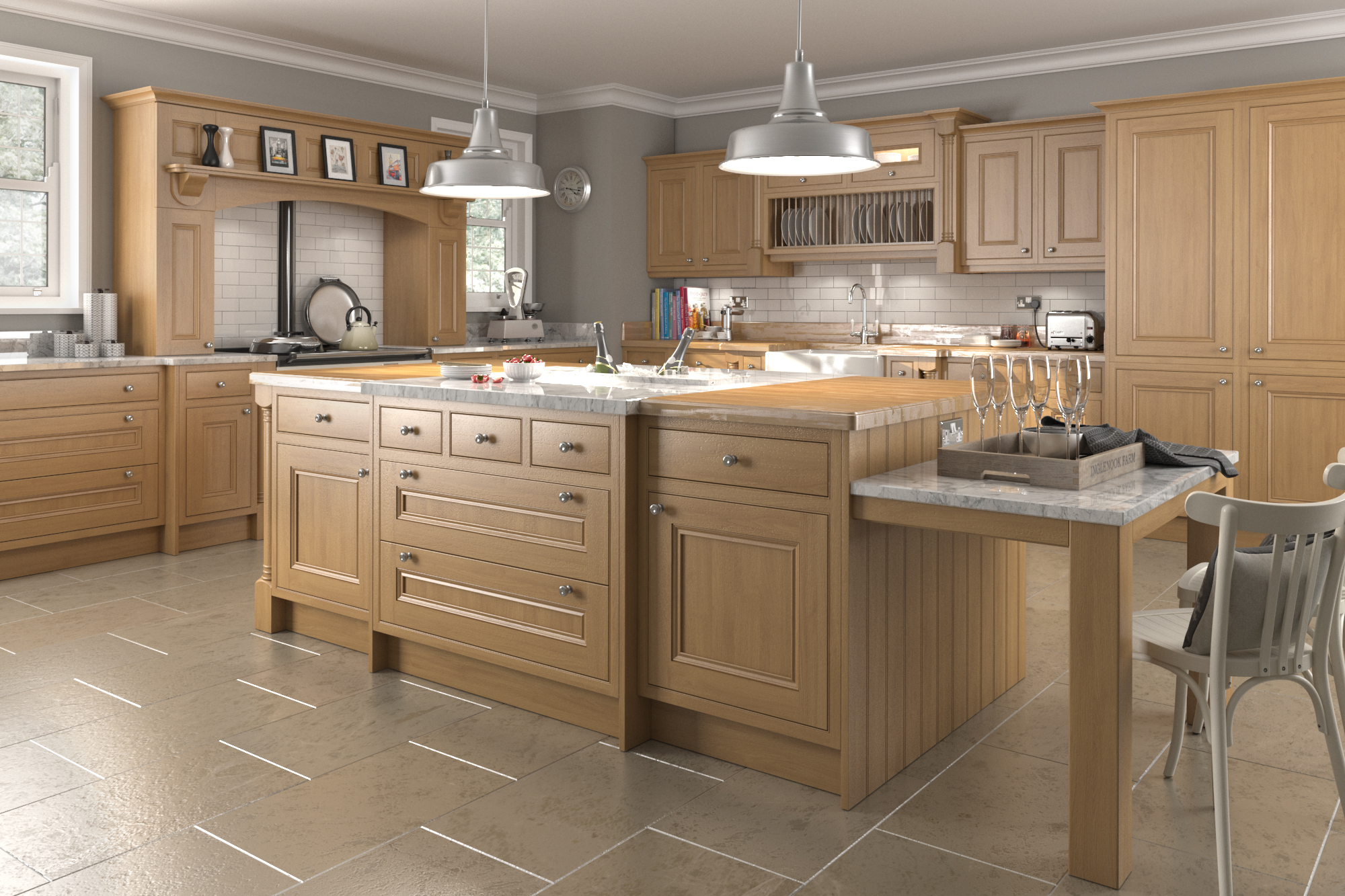 Traditional in-frame oak kitchens | Think Kitchens ...