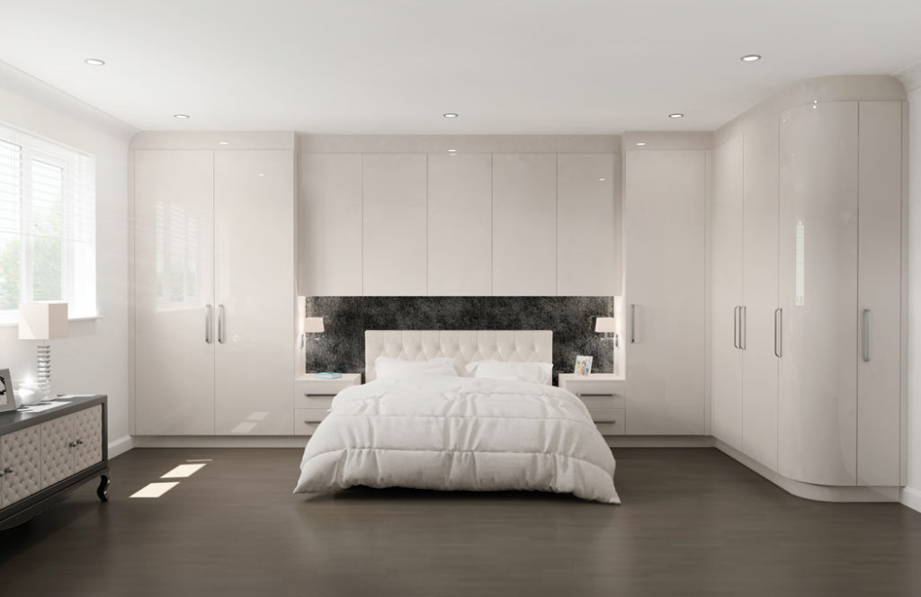 High Gloss Cashmere bedroom